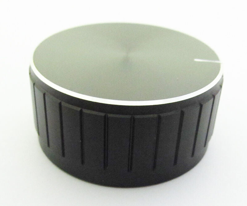 5pcs Audio Knobs Aluminum Black High Quality with shaf