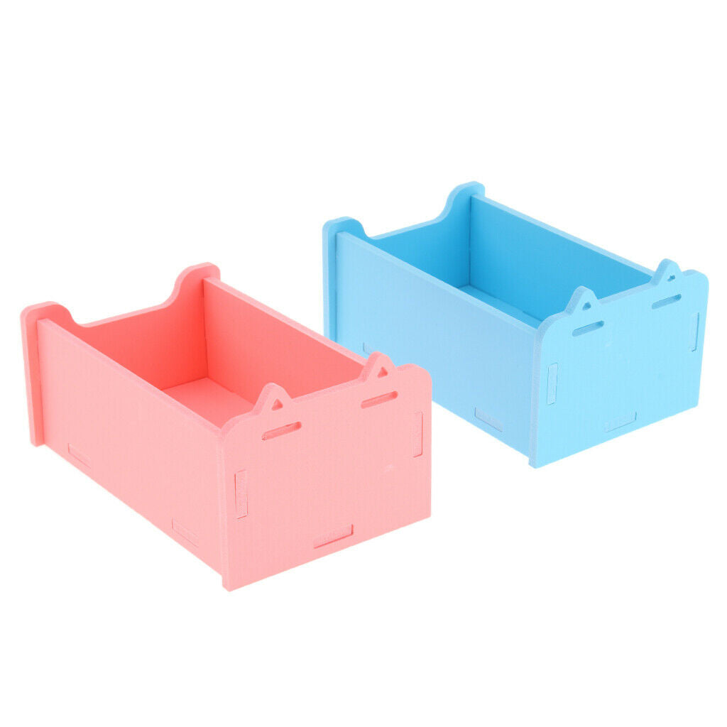 Small Animals Hamster Sauna Sand Bath Room Shower Bathing Pool Blue
