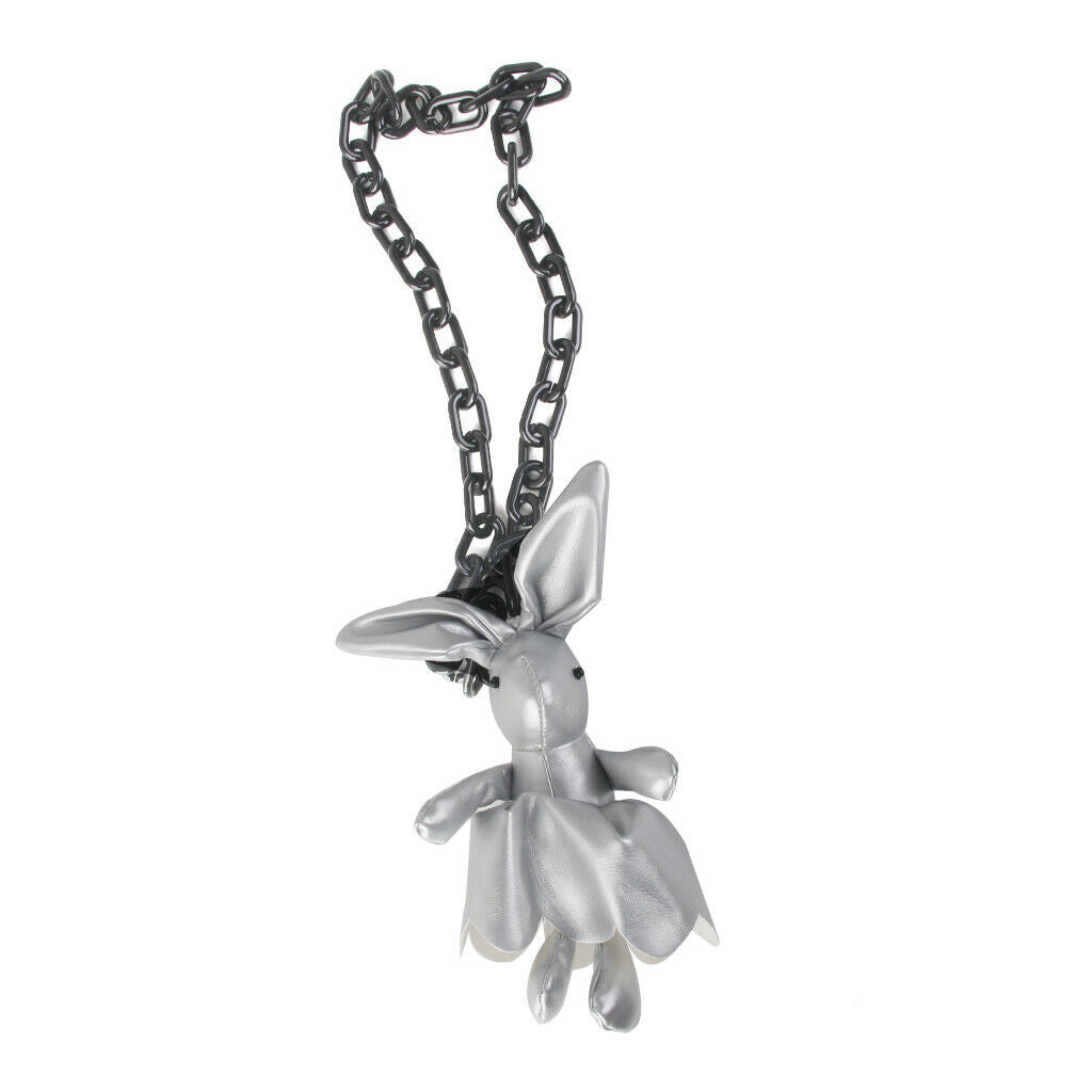 Fashion Cute Rabbit Pendant Statement Long Chain Sweater Necklace Jewelry