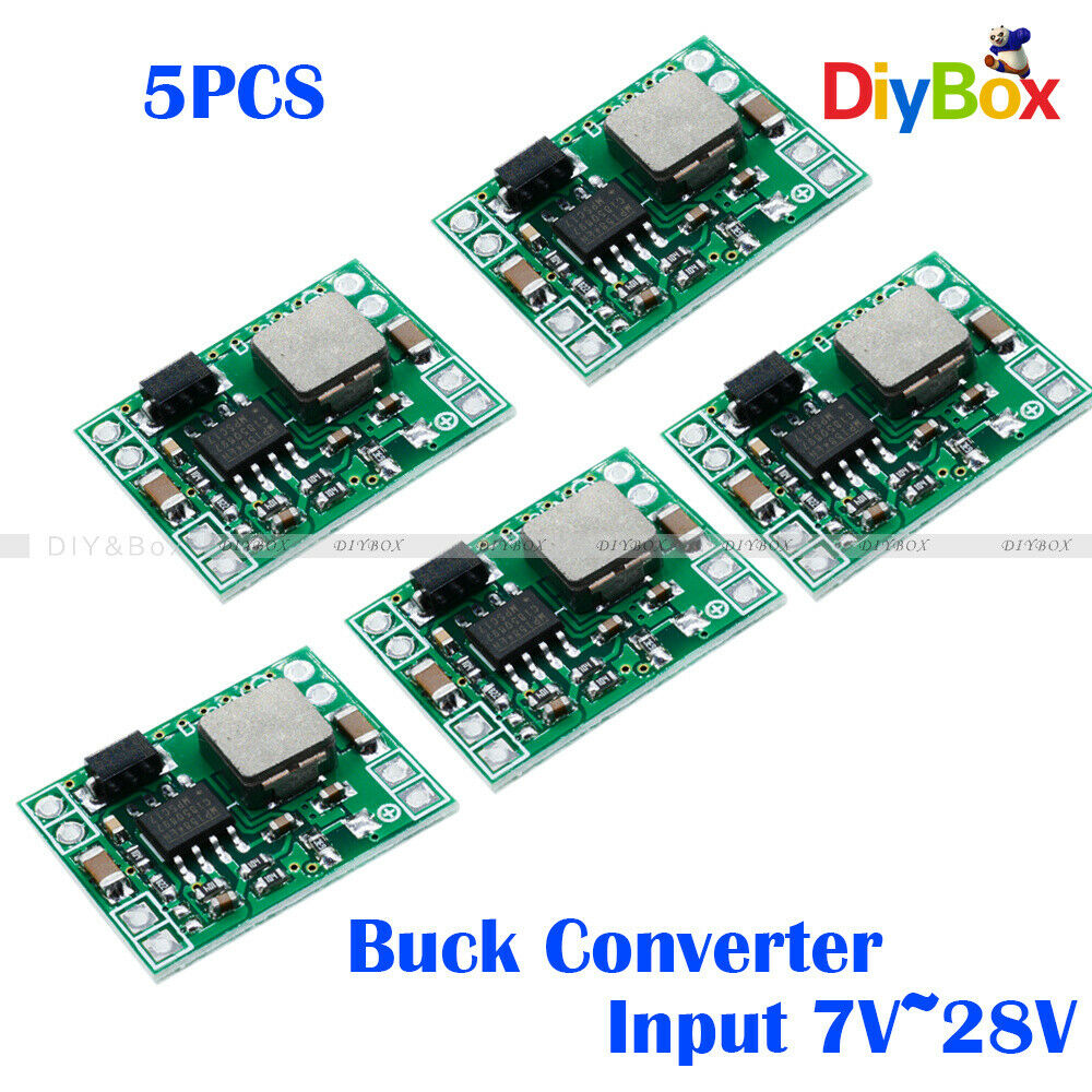 [5PCS] 5V 3A Mini Step Down Power Supply Module DC-DC Buck Converter Input 7~28V