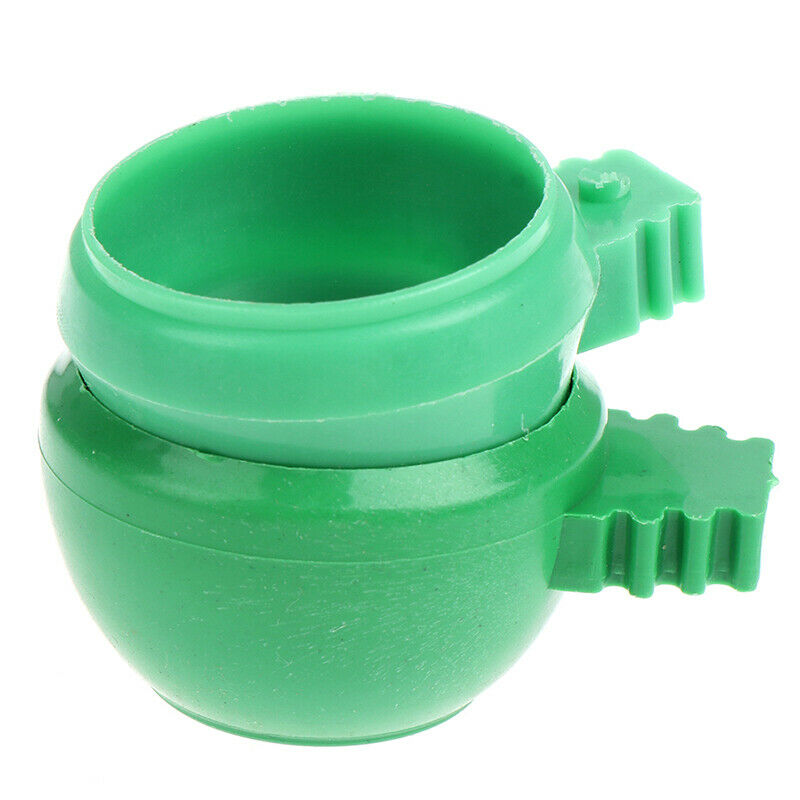 3Pcs/set Mini Bird Parrot Food Water Bowl Feeder Plastic Pigeons Birds Ca.l8