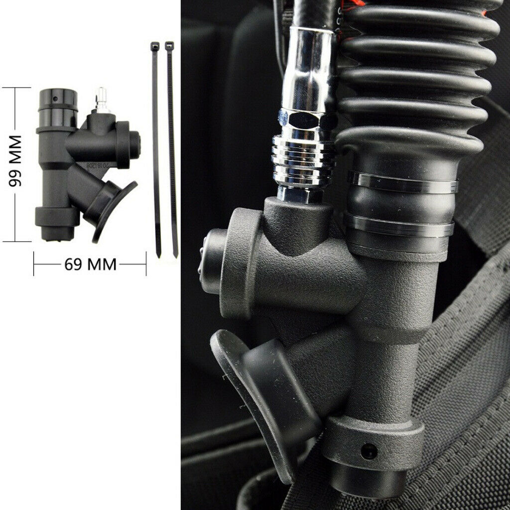 Scuba Diving K-type BCD Power Inflator with 1 Bolt & 2 Cable Ties
