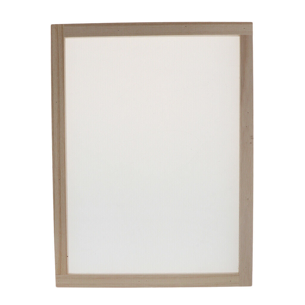 2x Mixed Wooden Paper Making Mould Frame Screen for Paper Recycling Art DIY