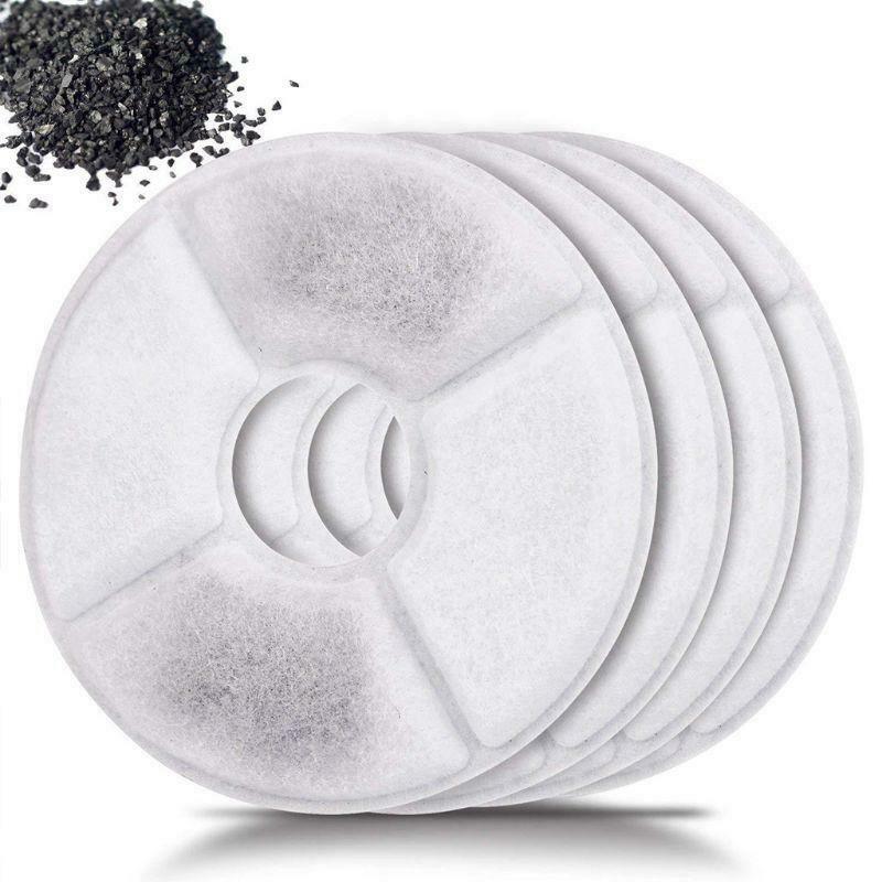 Cat Fountain Filters Keeps Water Clear 6 Pack Activated Carbon Filter for Cat