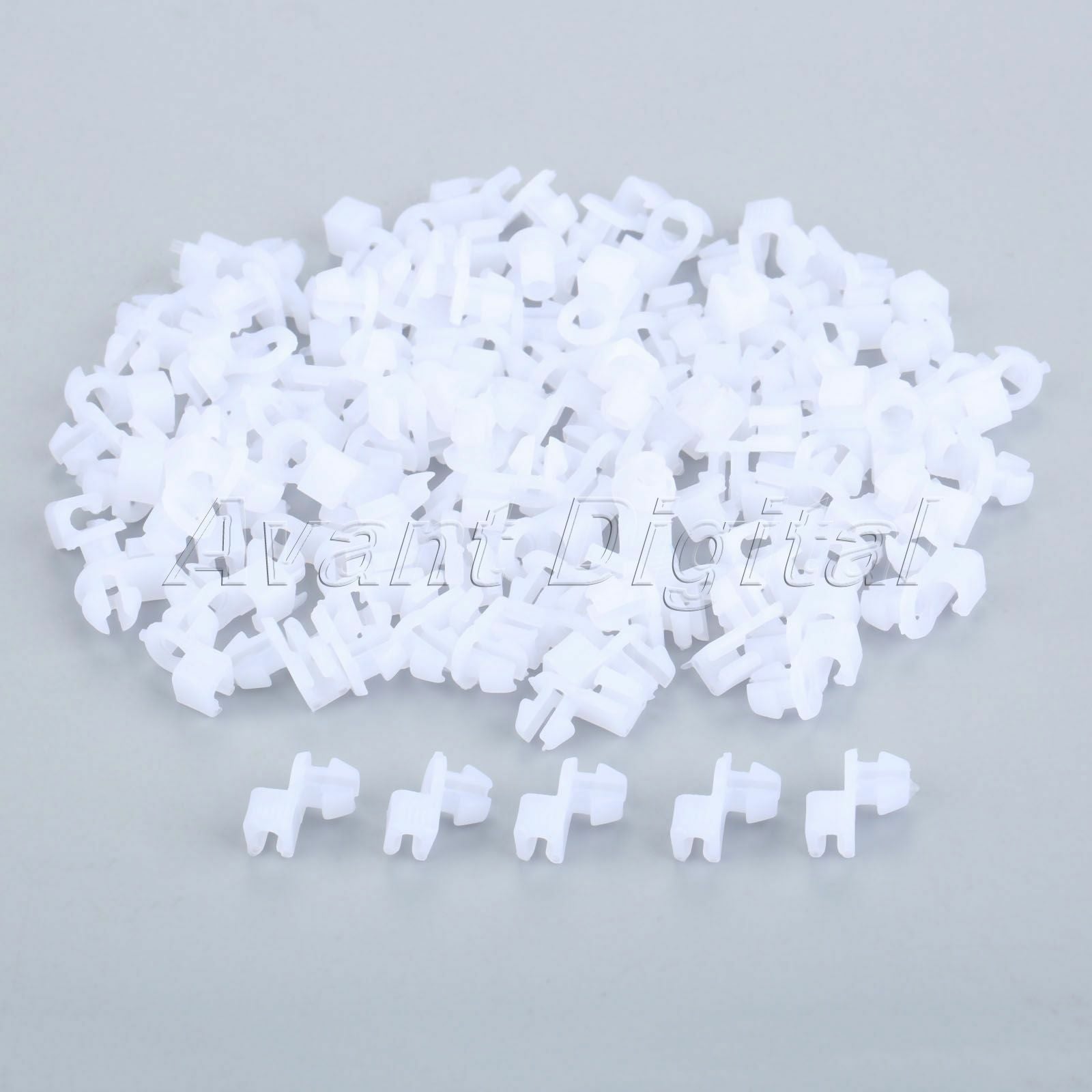 100PC Car Door Lock Rod Clips M03 Push-Type Bumper Retainer Clip Moulding