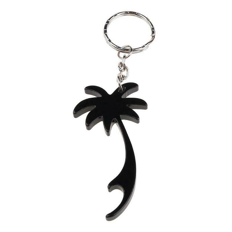 Aluminum Beer Bottle Opener Keychain Palm Tree Mini Bottle Opener Keys Collector