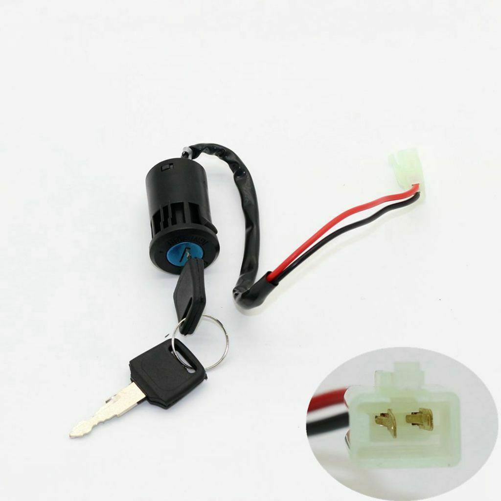 3x 2 Wire Ignition Key Switch Lock & 6 Keys for Scooter Dirt Bike Moped ATV