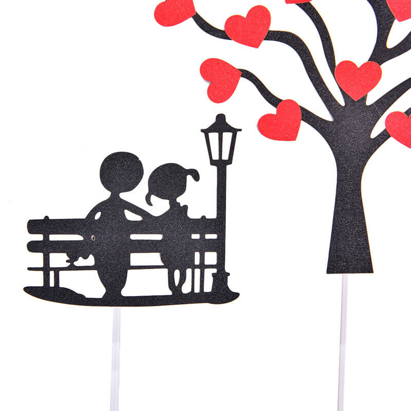 Love Tree Wedding Cake Topper Anniversary Mother's Day Party Cake Decorat.l8