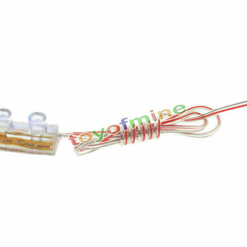 2pcs 48cm 48 LED Strip Light Car Motorcycle 12V Lamp Flexible Waterproof White