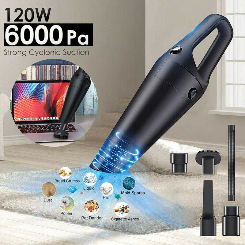 Handheld Portable 12V 120W Car Vehicle Auto Vacuum Dirt Cleaner Wet Dry Duster