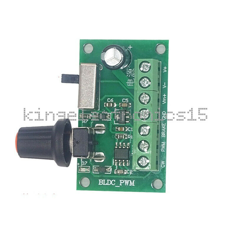 DC 12V/24V Inner Driver Brushless Motor PWM Speed Controller CW CCW Brake NEW