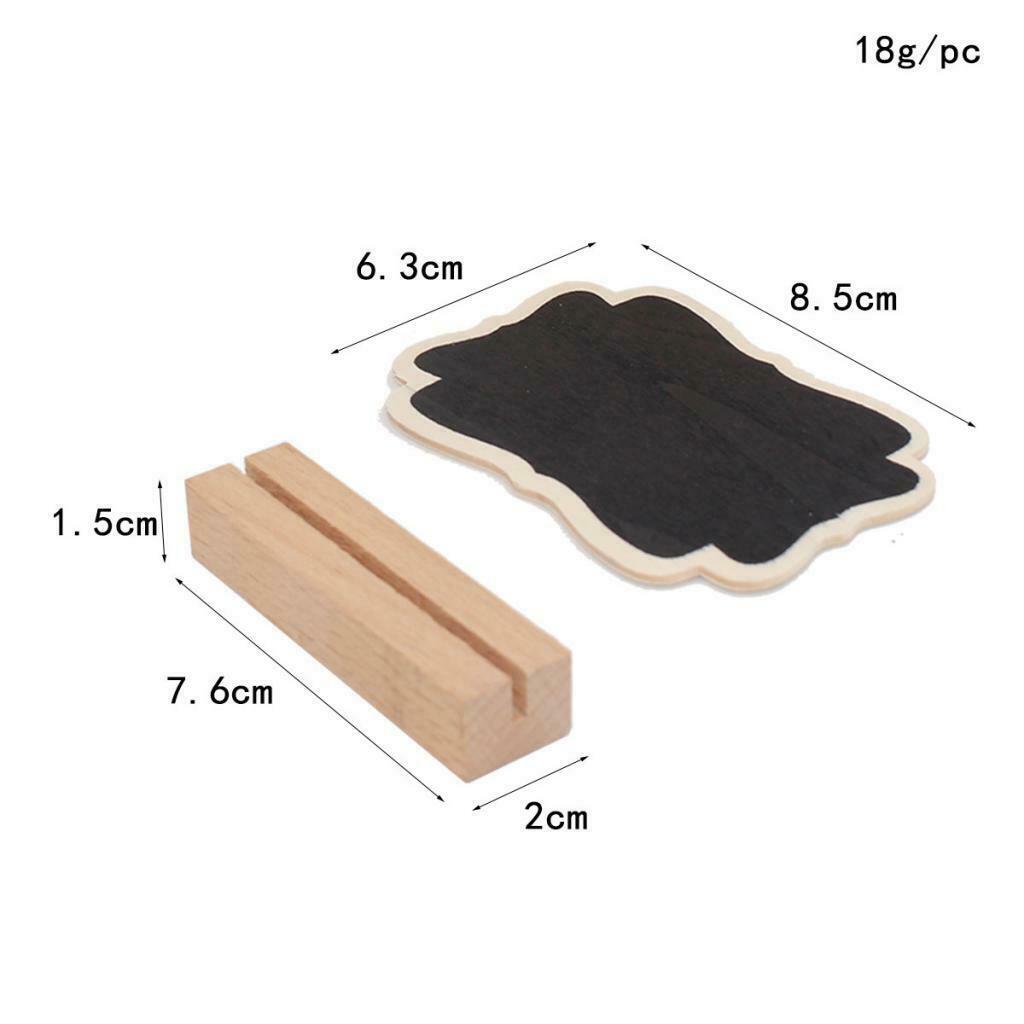 10x Wooden ChalkBoard Board Memo Message Board Note Sign Reminder