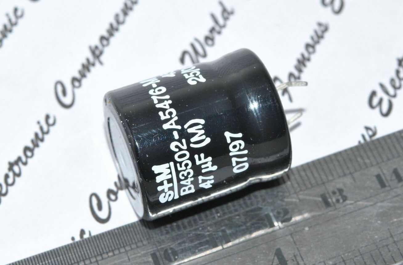 1pcs - SIEMENS 47uF (47µF) 450V Snap-In Capacitor- B43502-A5476-M