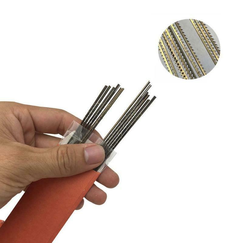 3-in-1 Professional Jeweler's Saw Set 144 Blades  Wooden Pin Clamp Jewelry Toos