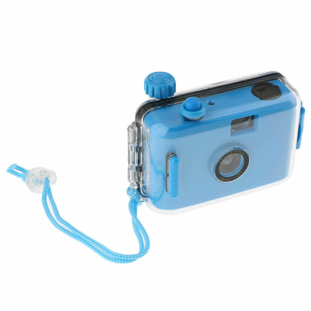 Diving Waterproof Lomo Camera 35mm Film with Reusable Blue Case