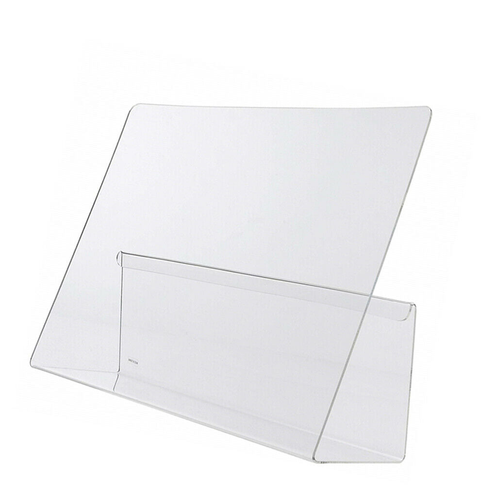 Home Party Clear Acrylic Recipe Menu Countertop Display Stands Holder Rack
