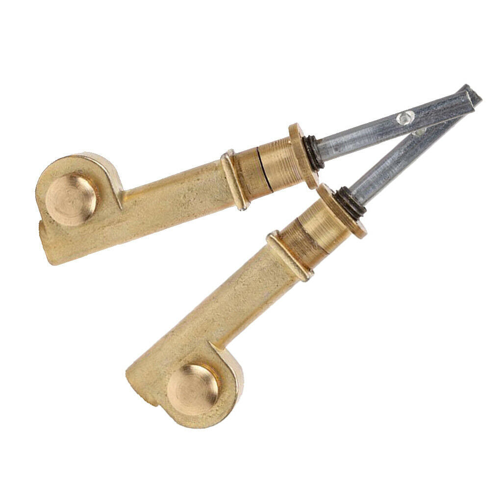 2 Pack Copper Erhu Axis Shaft Chinese Traditional Erhu accessories