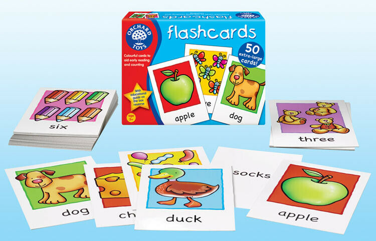 Orchard Toys 019 Flashcards Kids Childrens Toddler Fun Learning Game 3 Years +