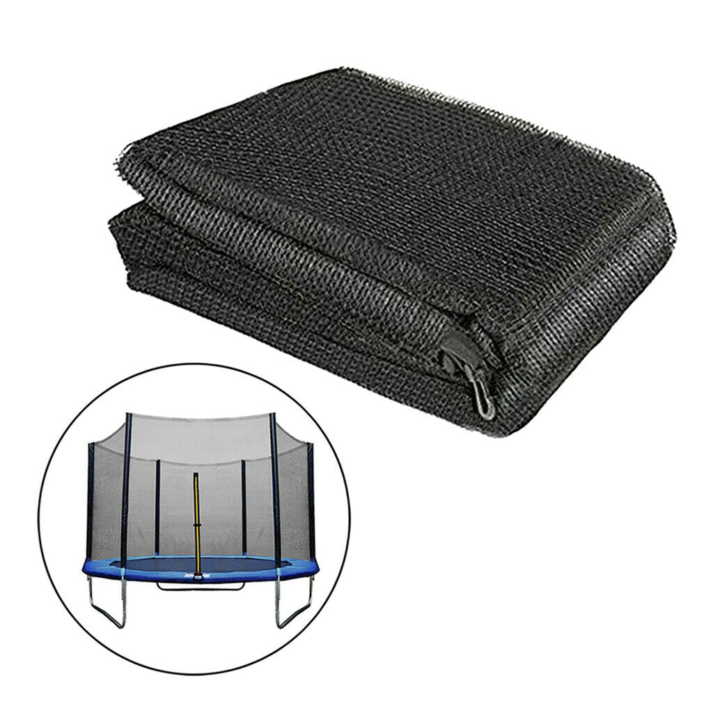 Durable Trampoline Safety Net PE 8ft 6-pole Round Enclosure Fence Protector
