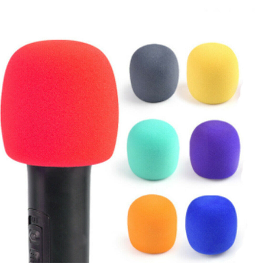 5Pcs Microphone Sponge Cover Household KTV Windproof Sponge Filter Cover