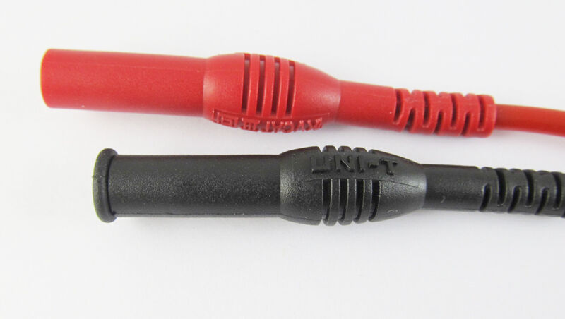 1set 1000V 10A Full Insulated Banana Plug UNI-T UT-L14 Multimeter Silicon Probe