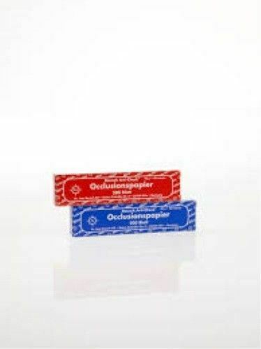 Bausch Arti-Check Articulating Paper – Straight, Box with Booklets, 200 Strips