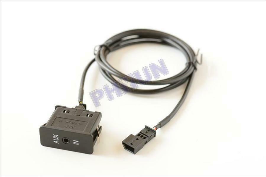 For BMW E39 E46 E38 E53 X5 Navigation 4 Pins 3.5MM Jack Wire Harness Adapter