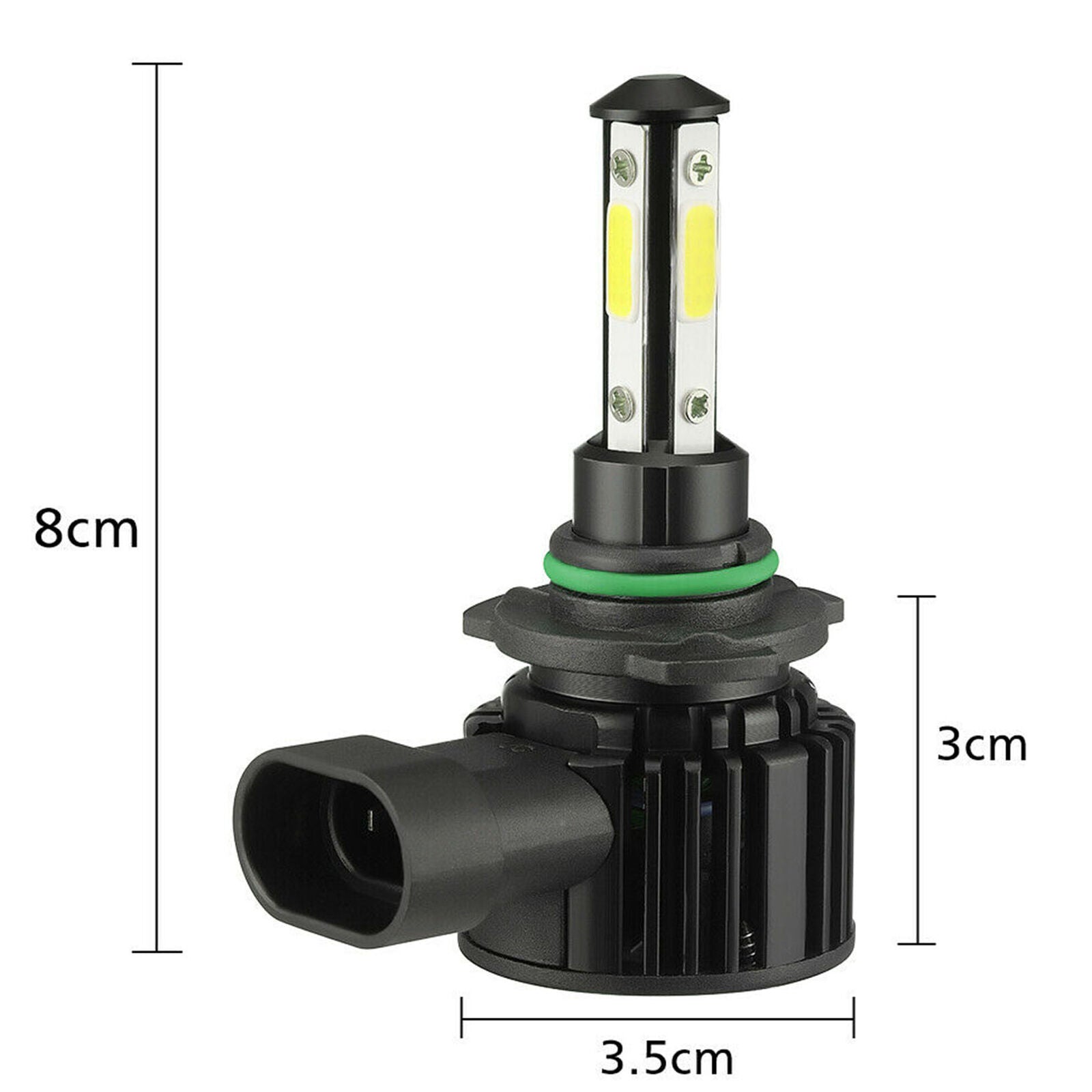 For 2014 2015 GMC Sierra 1500 6000K 9012 LED Headlight + 5202 Fog Light Bulbs 4x