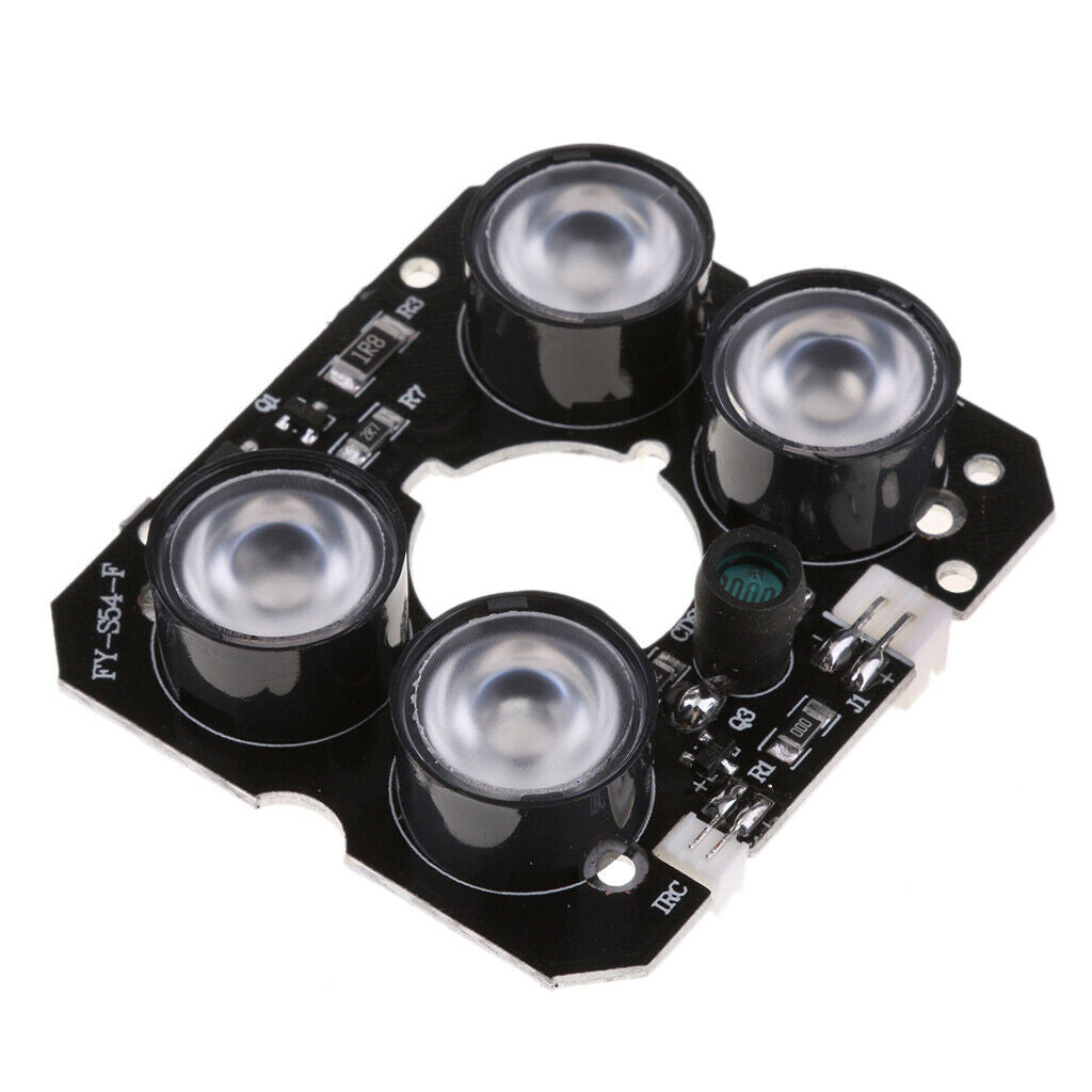 4 Pcs IR LED Spotlights 850m  Connect With CCTV Camera