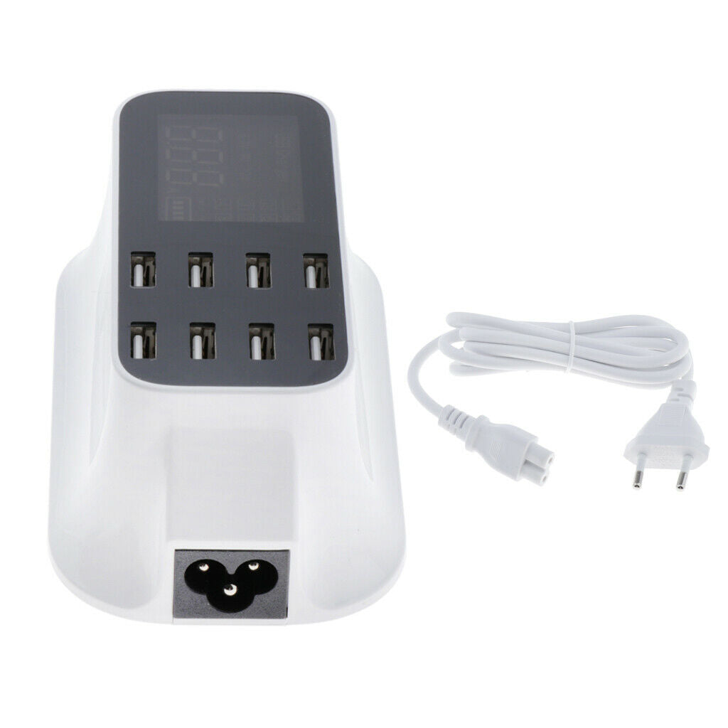 1 Pieces QC3.0 Charger Power Adapter LCD Display Hub for Laptop Charging