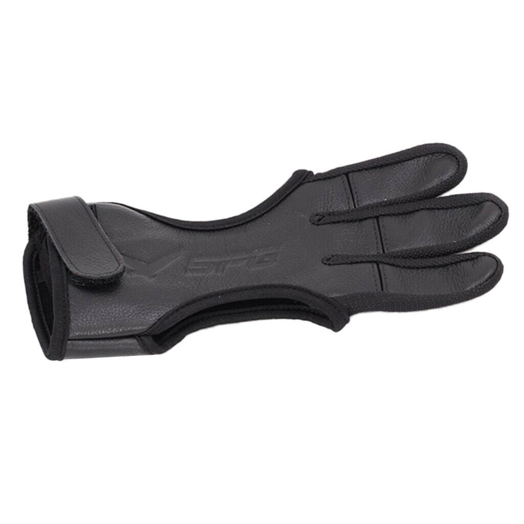 Adjustable Archery Glove 3Finger Guard for Women Breathable Right Hand