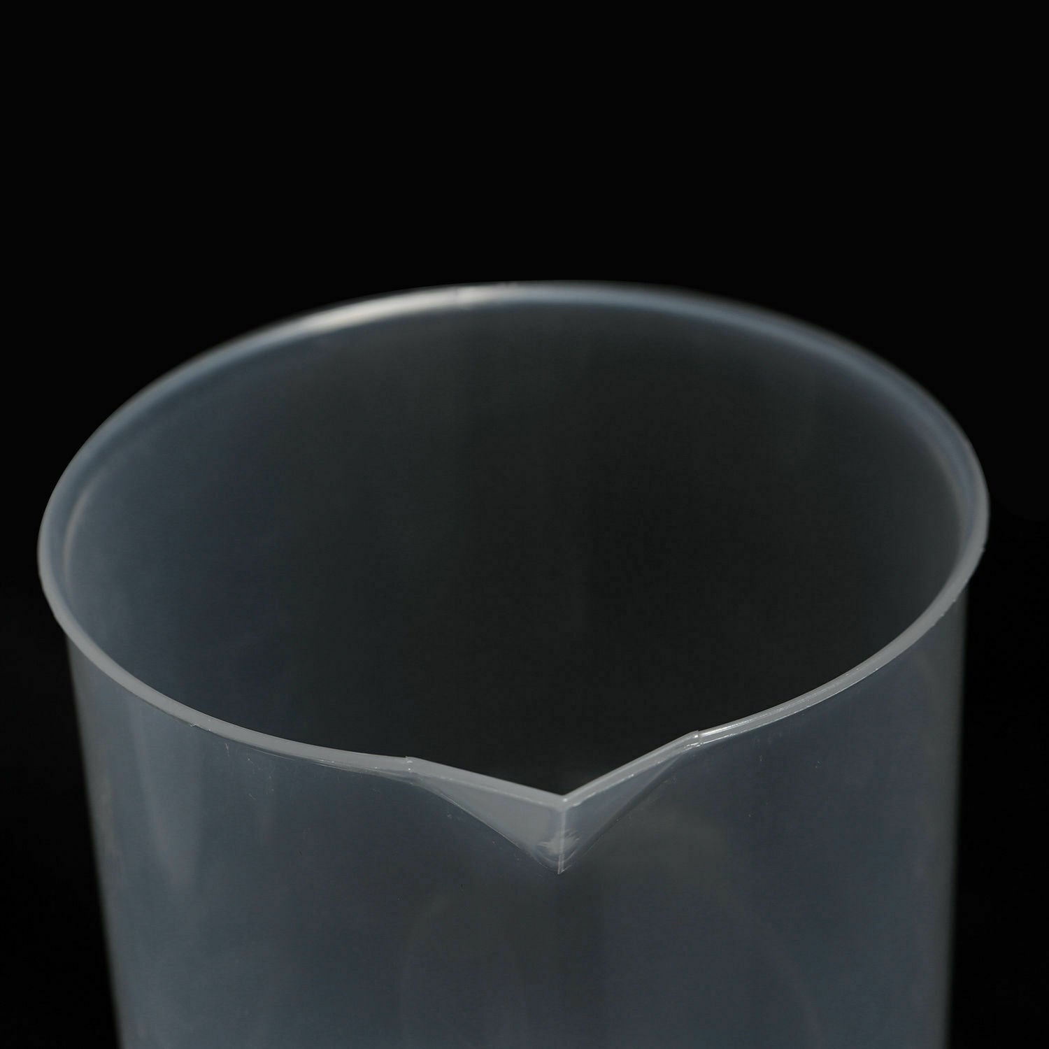 Labs Plastic Beakers Set Measuring Cups - 5 Sizes - 50, 100, 250, 500 and 1000ml