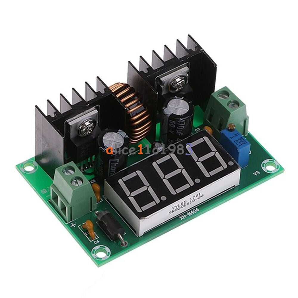 DC 4-40V to 1.25-36V Step Down PWM 8A Regulator Power Digital Display XL4016E1