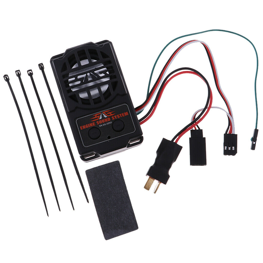 Real Engine Sound Simulator with Speaker for 1:10 RC Car Truck Replacement