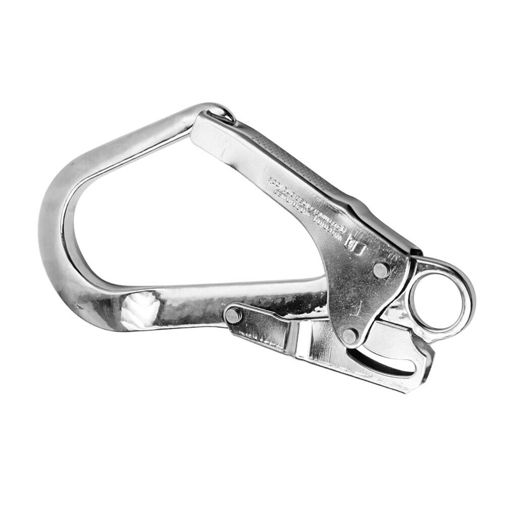 2X Heavy Duty Climbing Fall Protection Safety Lanyard Harness Lock Snap Hook