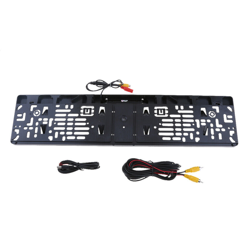 170° Rearview EU License Frame Backup Camera with 4 LED Light Night Vision