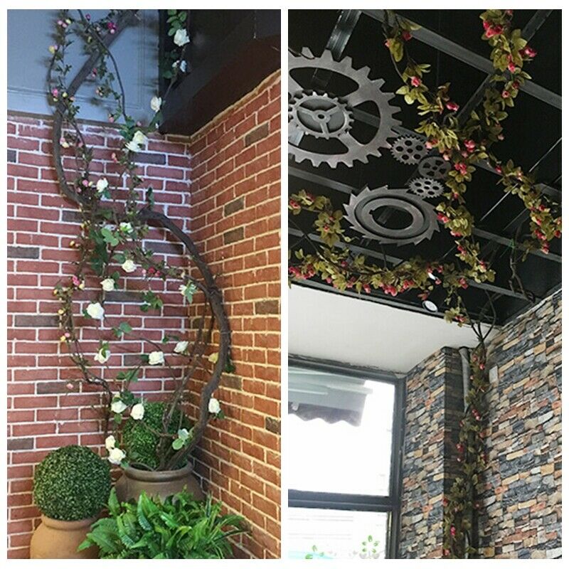 Natural Vine Wreath Dried Rattan 6M Tree Branches Rustic Wedding Wall Decor DIY