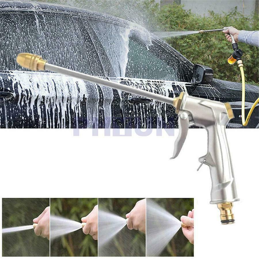 Pressure Power Wand Car Washer Water Spray Gun With Nozzle Adapter Home Garden