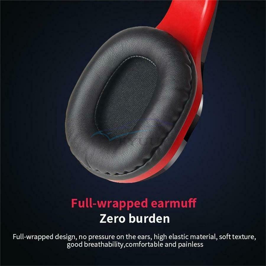 1× One-button Control  32G TF Card Support Foldable Wireless Bluetooth Headphone