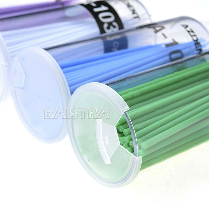 4X/Box NEW Dental Disposable Micro Brush Applicators materials AZDENT microbrus