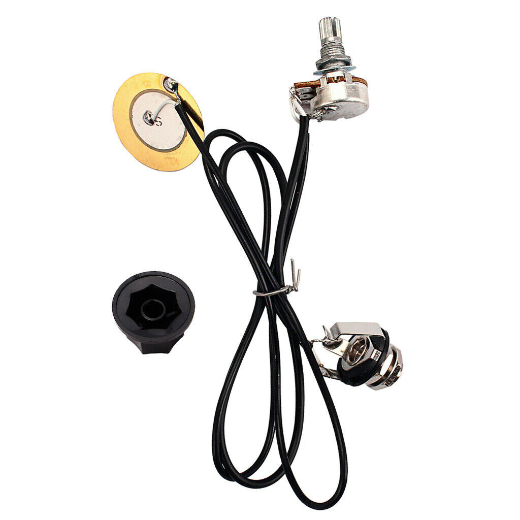 1 Piece Guitar Pickup Piezo Transducer for Mandolin Banjo Box Guitar Parts