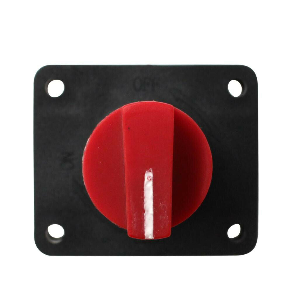 Car RV Boat Battery Selector Isolator Disconnect Rotary Switch Cut On/Off