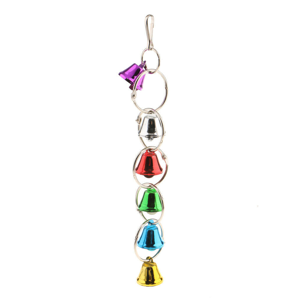 Chew Bell Hanging for Birds Parrot Swing Cocktail Parakeet Pet Toys