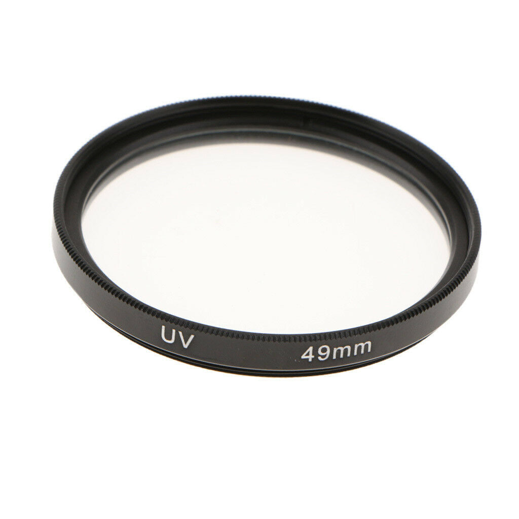 49mm Multi-Coated Glass UV Lens Filter Protection for SLR & DSLR Cameras New