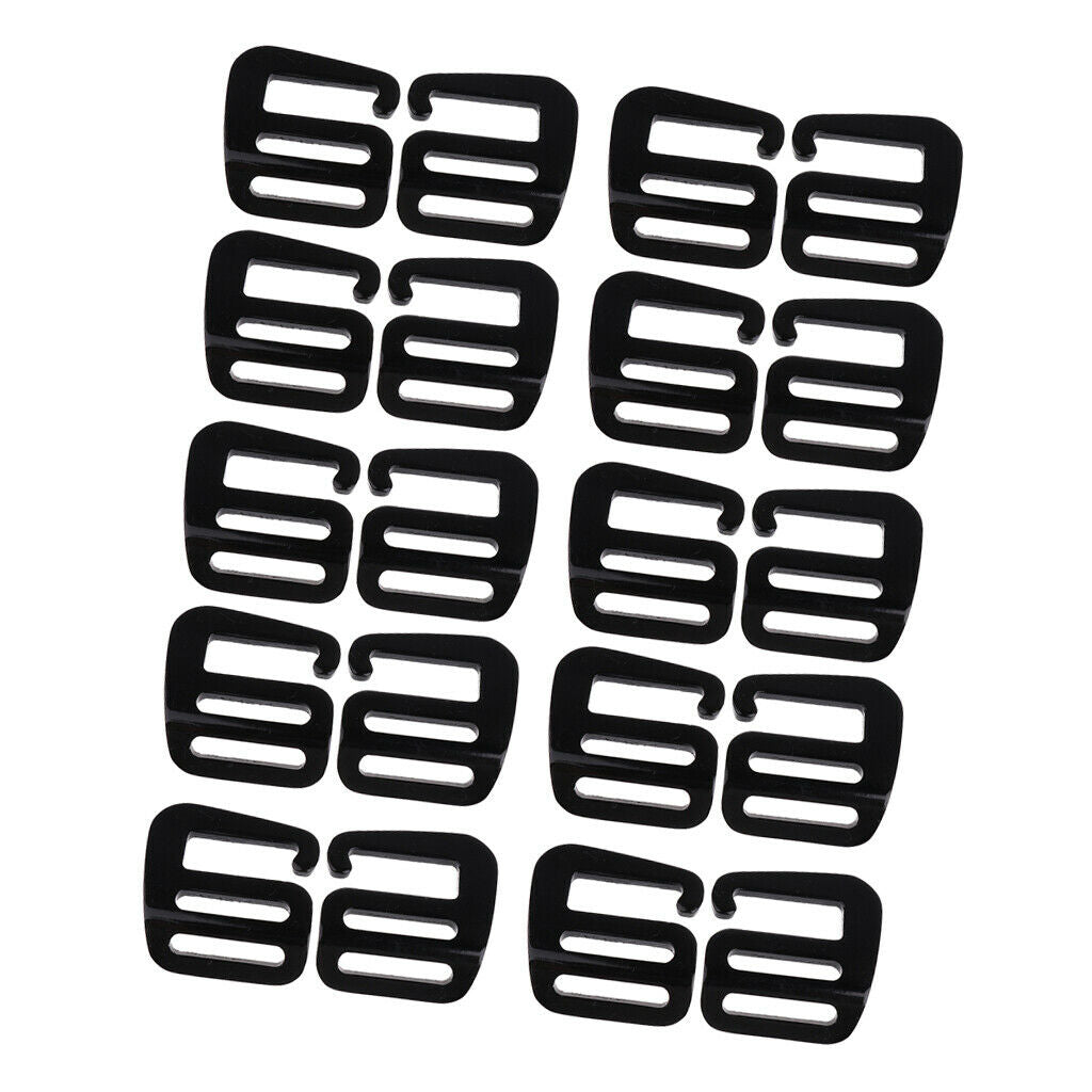20Pcs 1 Inch G Hook Backpack Webbing Buckle Strap Clip Keychain Holder Hanger