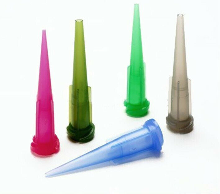 50pcs 14-27Gauge TT Liquid dispenser Needles Plastic Tapered Tips