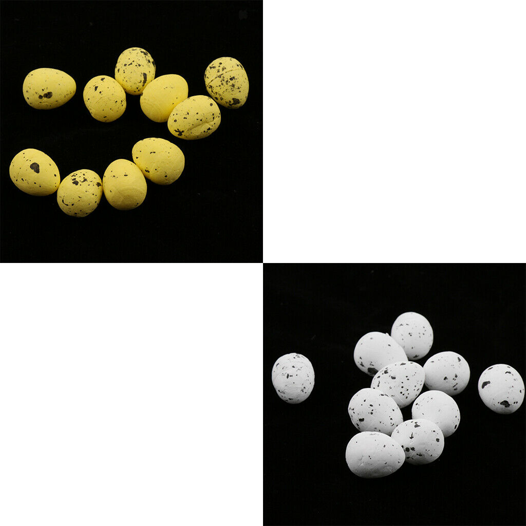 20 Pieces Artificial Bird Eggs - Home Garden Coffee Decoration Gift