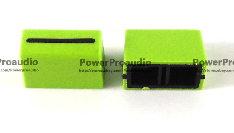 8pc Channel Crossfader Fader Cap Knob For RANE 57 TTM57 TTM57sl TTM57mk2（GREEN）
