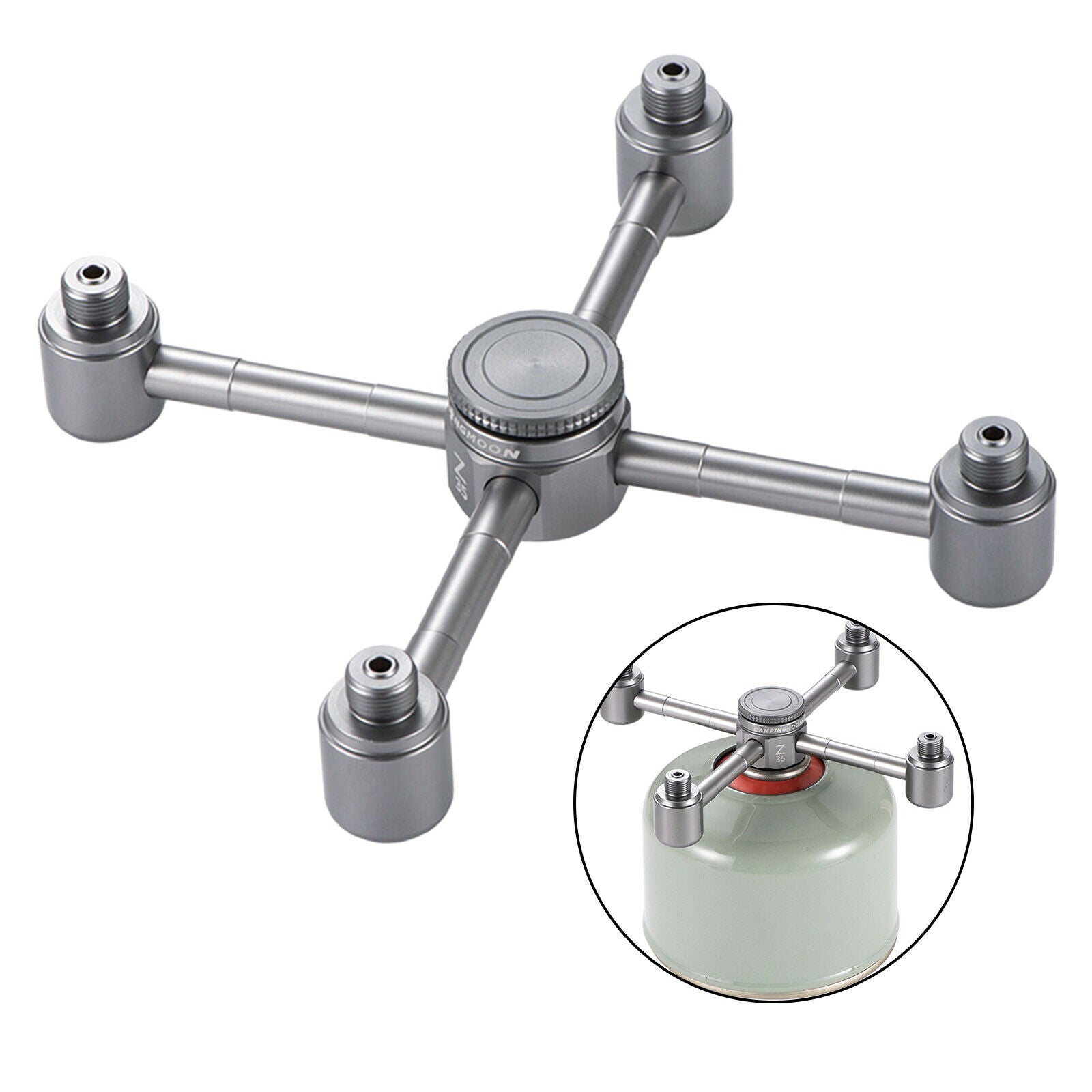 Camping Stove Adapter Propane Tank Convert Burner Connector Picnic Equipment