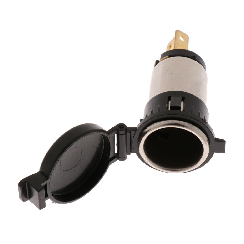 Durable 12V 120W Motorcycle Car Cigarette Lighter Socket Plug